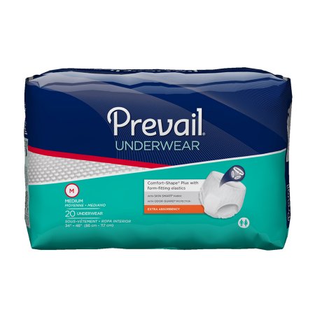 Prevail® Daily Underwear Pull On Medium Disposable Moderate Absorbency