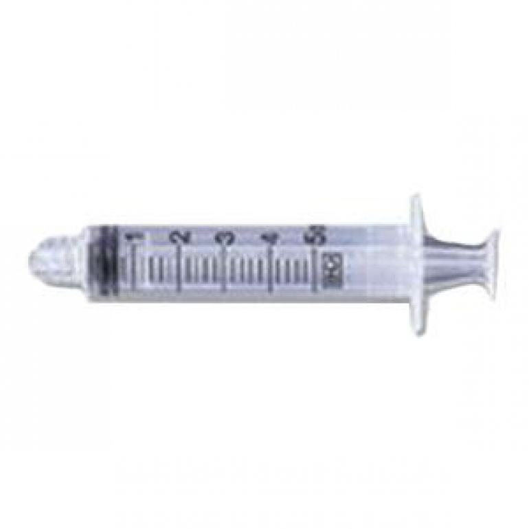 Luer-Lok™ Tip Syringe, Sterile, Latex-Free, 5mL